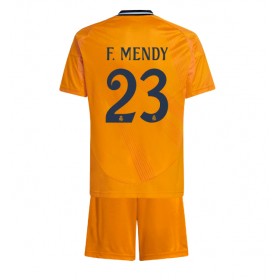 Real Madrid Ferland Mendy #23 Borta Kläder Barn 2024-25 Kortärmad (+ Korta byxor)